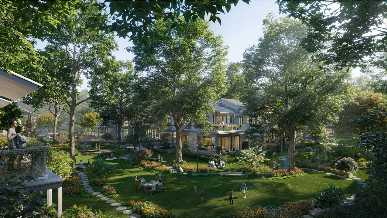 Sân vườn biệt thự mang xu hướng chữa lành, tu dưỡng hòa mình vào vạn vật