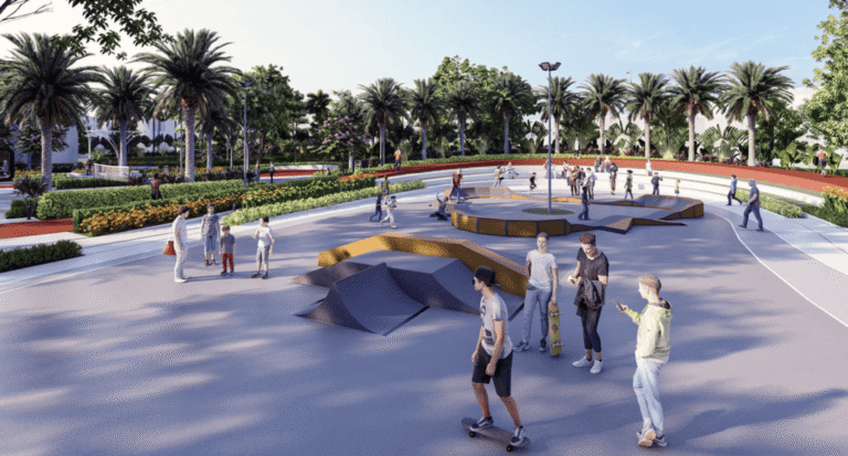 Xu hướng thiết kế cảnh quan chung cư tích hợp khu vui chơi