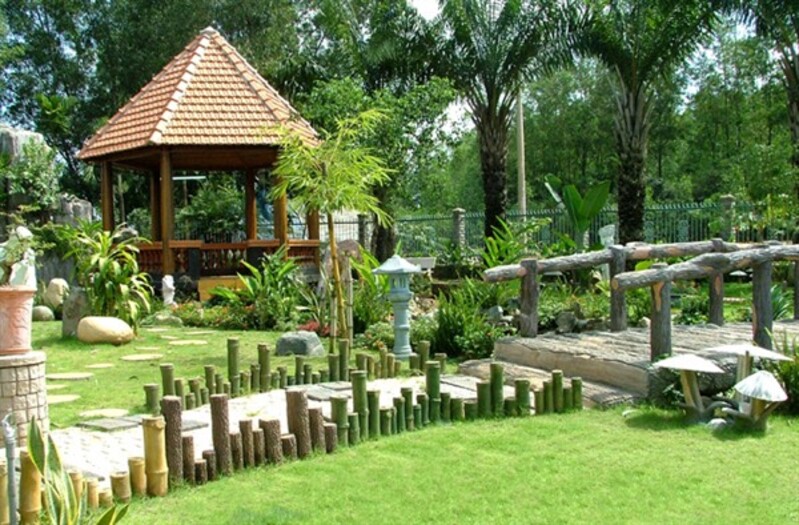 Sân vườn phong cách truyền thống Việt Nam