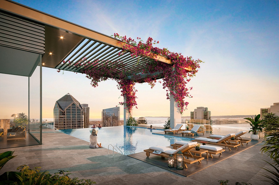 vườn sân thượng đẹp