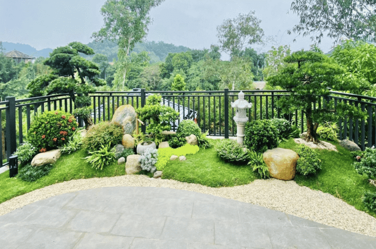 Vườn sân thượng Nhật Bản