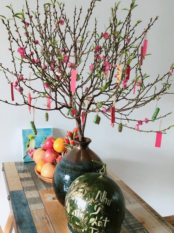 Trang trí với mô hình bánh chưng – bánh tét